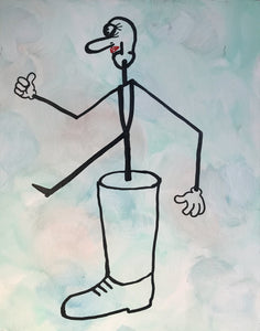Kamagurka, Enkel zijn kunstbeen was echt