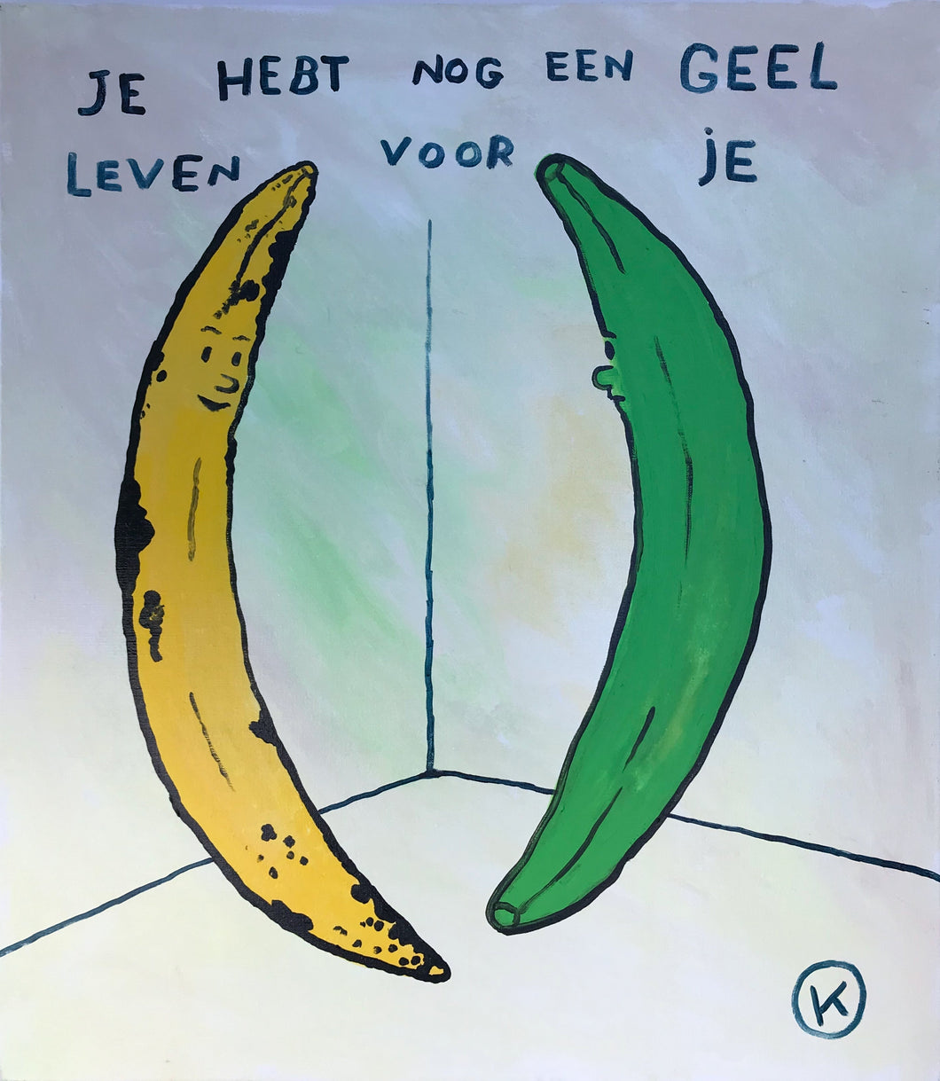 Kamagurka, Stilleven met bananen