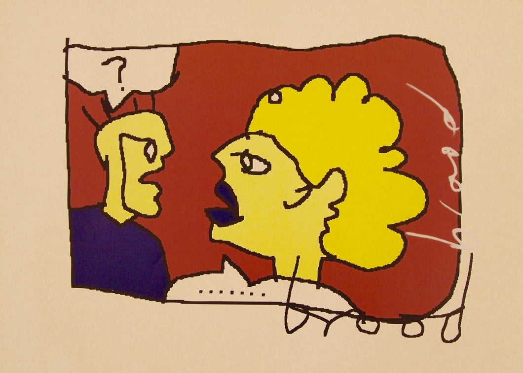 Herman Brood, Paint Brush 2, print