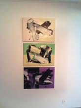 Load image into Gallery viewer, JAS   compositie Groen Creme Zwart  50x70