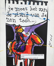 Load image into Gallery viewer, Herman Brood, Stand van de zon, schilderij