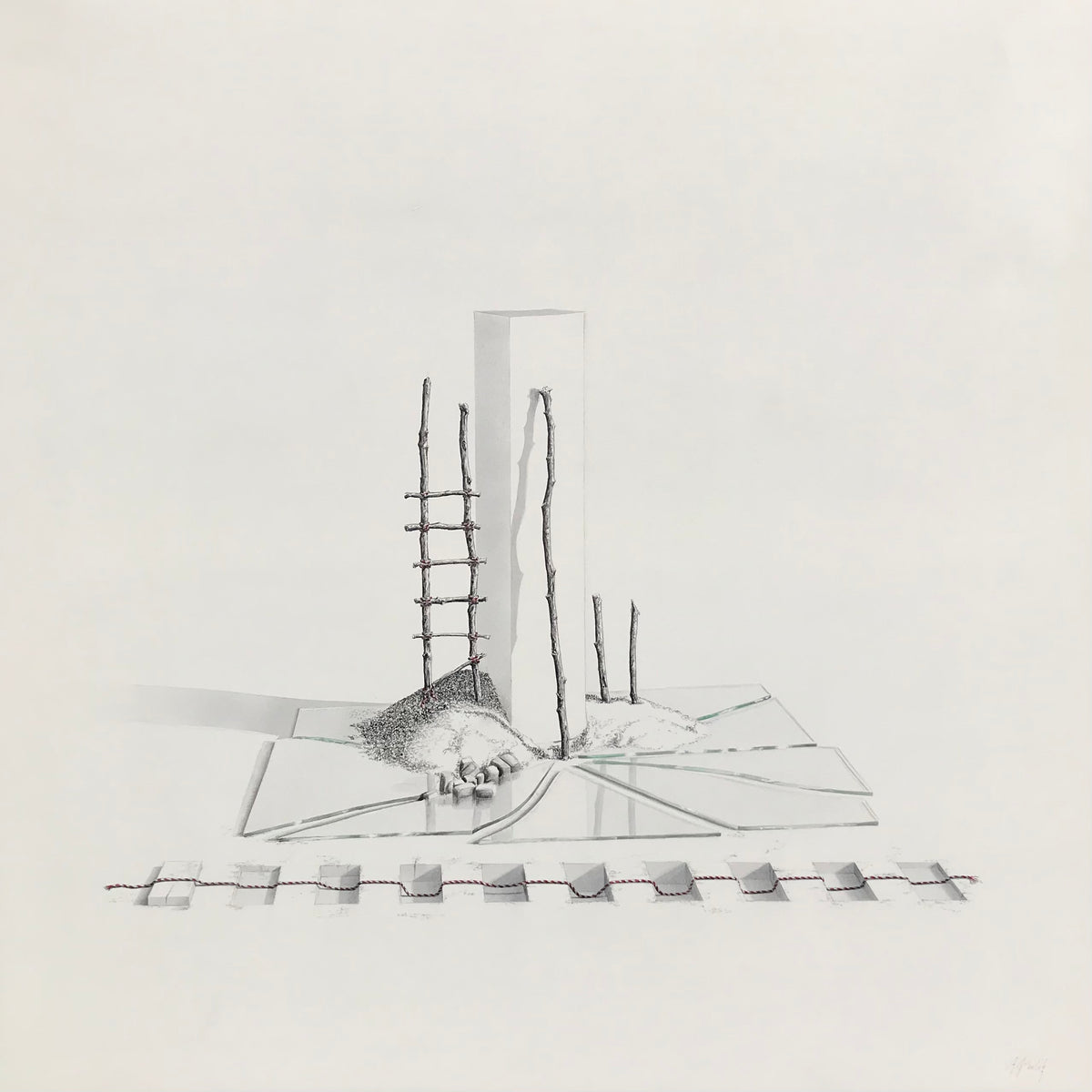 RV Bulck, Glasbraak nr 4 Galerie Art Depot