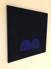 Load image into Gallery viewer, Gilbert Swimberghe, Donkerblauw cirkels dik