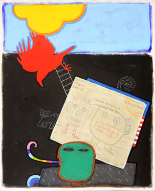 Frank Slabbinck, falling bird