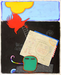 Frank Slabbinck, falling bird