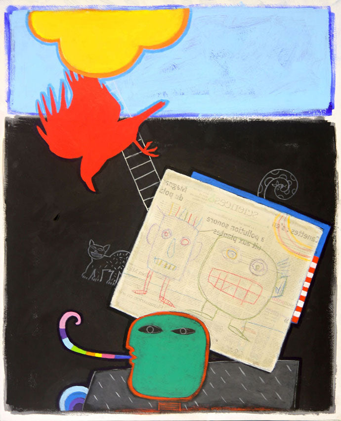 Frank Slabbinck, falling bird